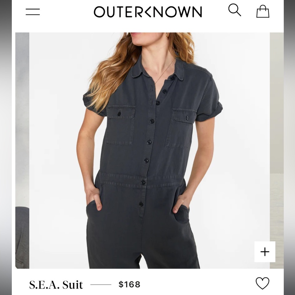 Outerknown S.E.A suit. Asphalt